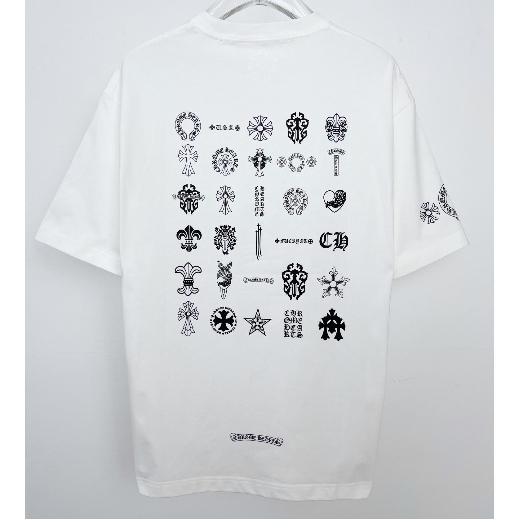 Chrome Hearts Cotton T-shirt - EUR FASHION