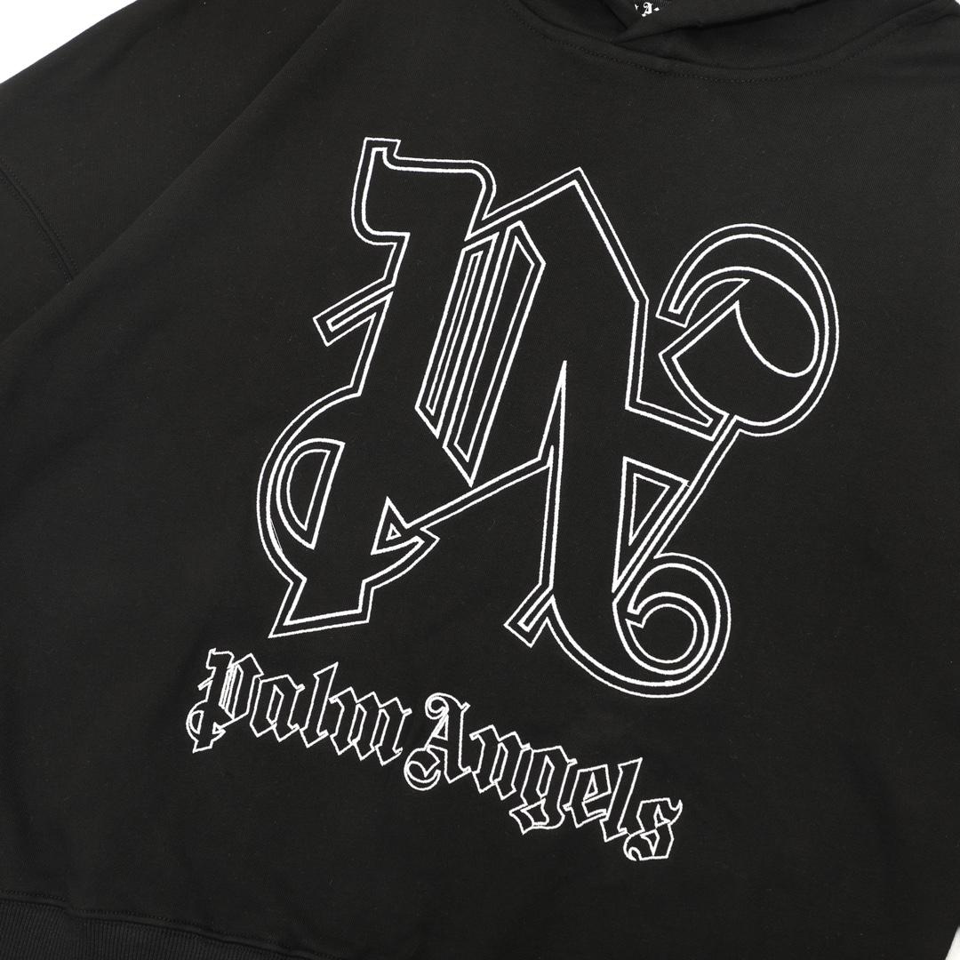 Palm Angels Monogram Statement Hoody - EUR FASHION