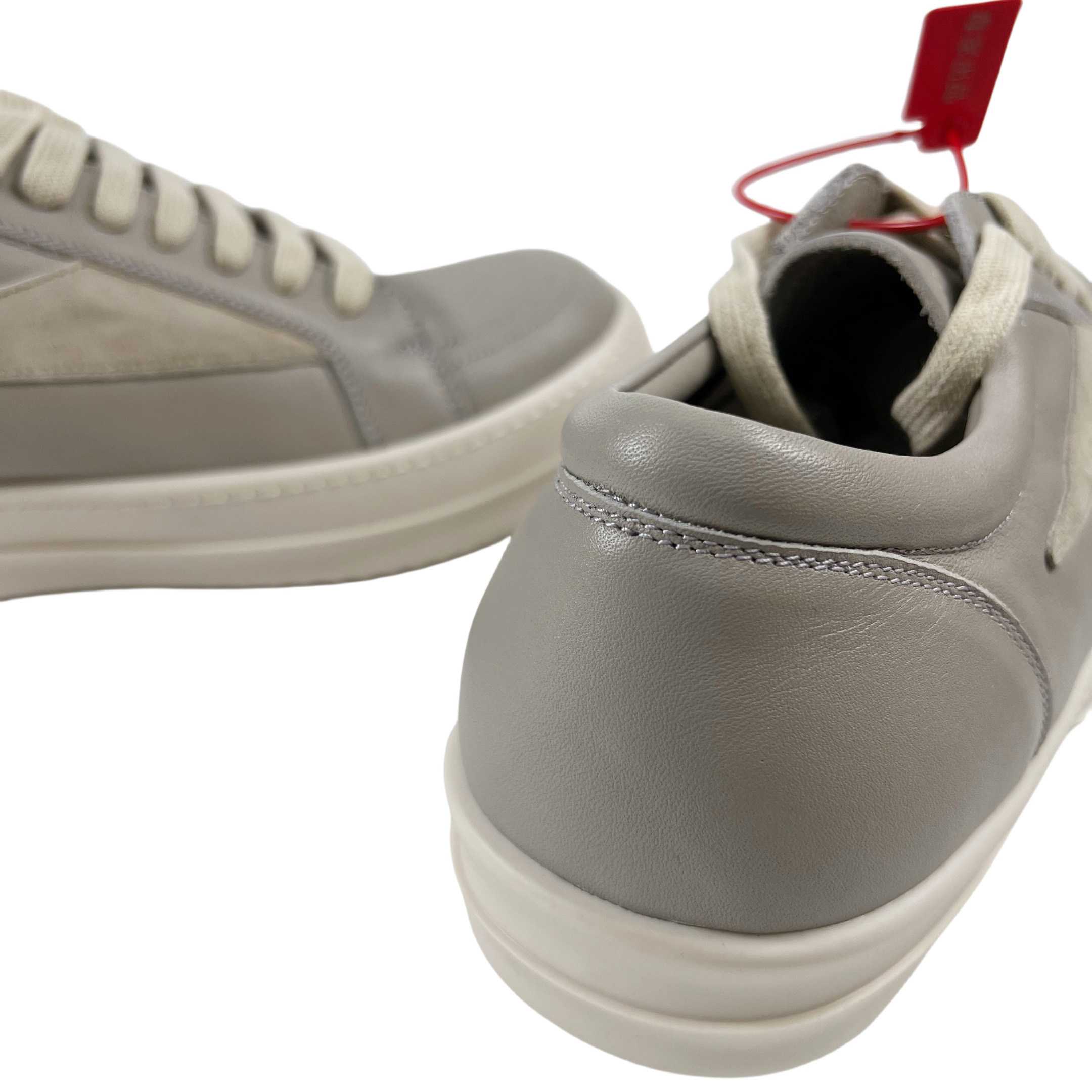 Rick Owens Lido Vintage Leather Sneakers - EUR FASHION