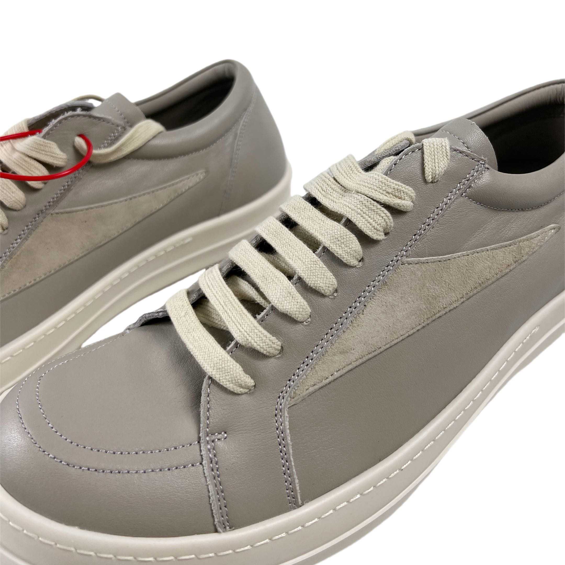 Rick Owens Lido Vintage Leather Sneakers - EUR FASHION