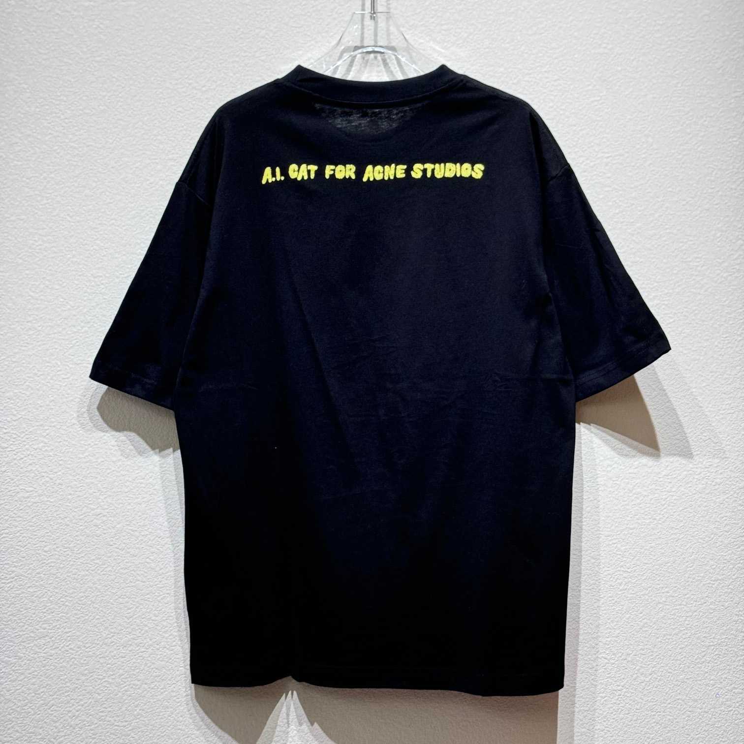 Acne Studios Cat Logo Tee - EUR FASHION