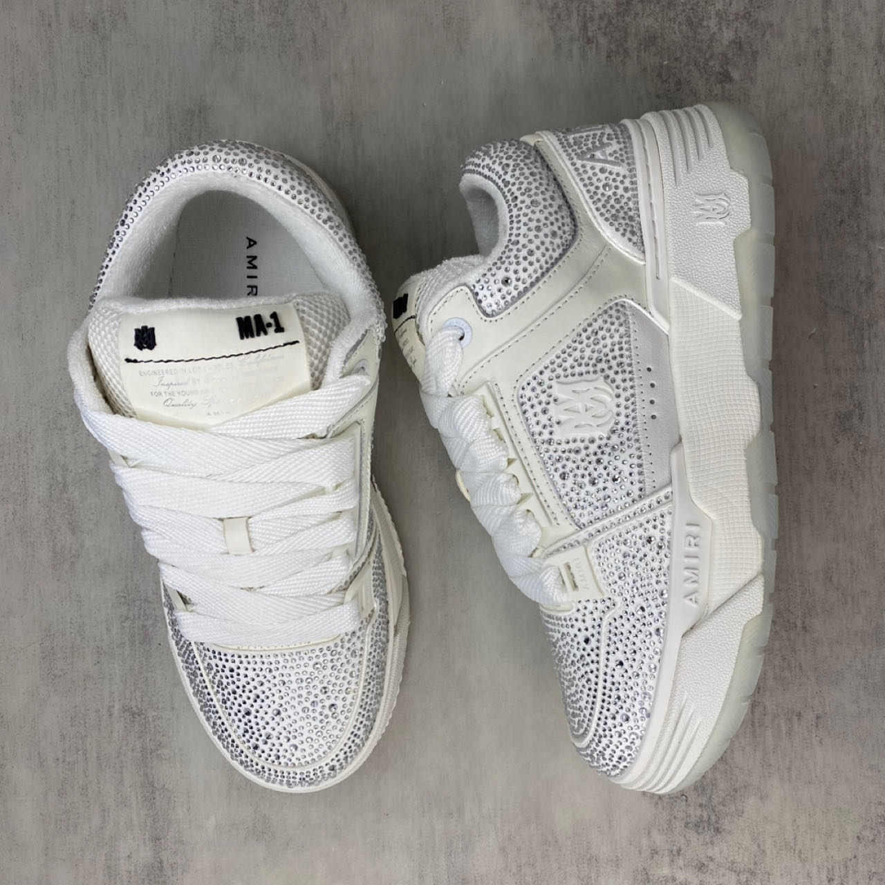 Amiri Crystal Ma-1 Sneakers - EUR FASHION
