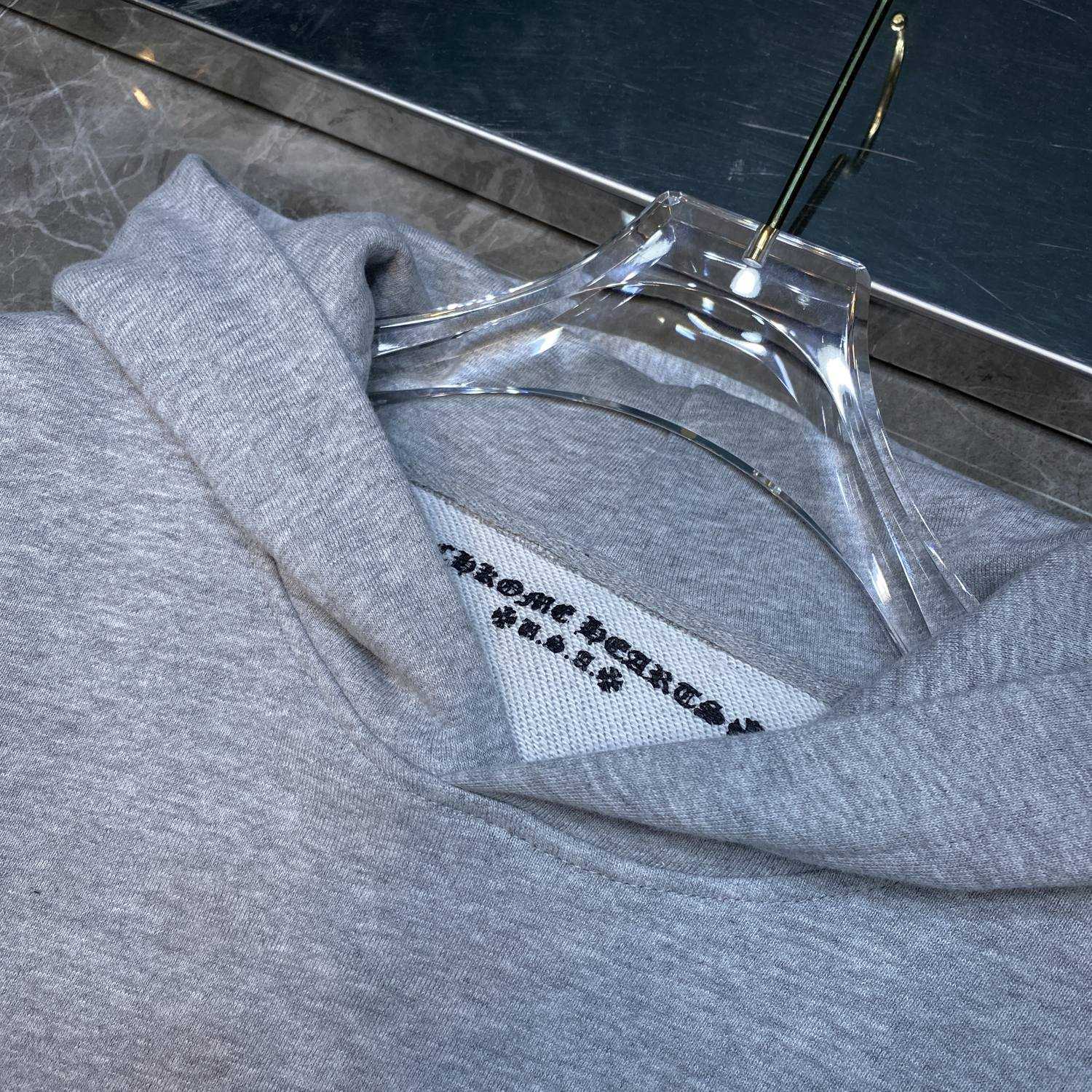 Chrome Hearts Chrome hearts Grey Race Cross Hoodie - EUR FASHION