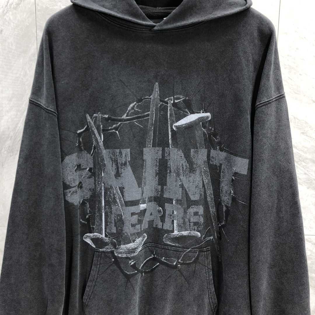 Saint Michael Tears Hoodie - EUR FASHION