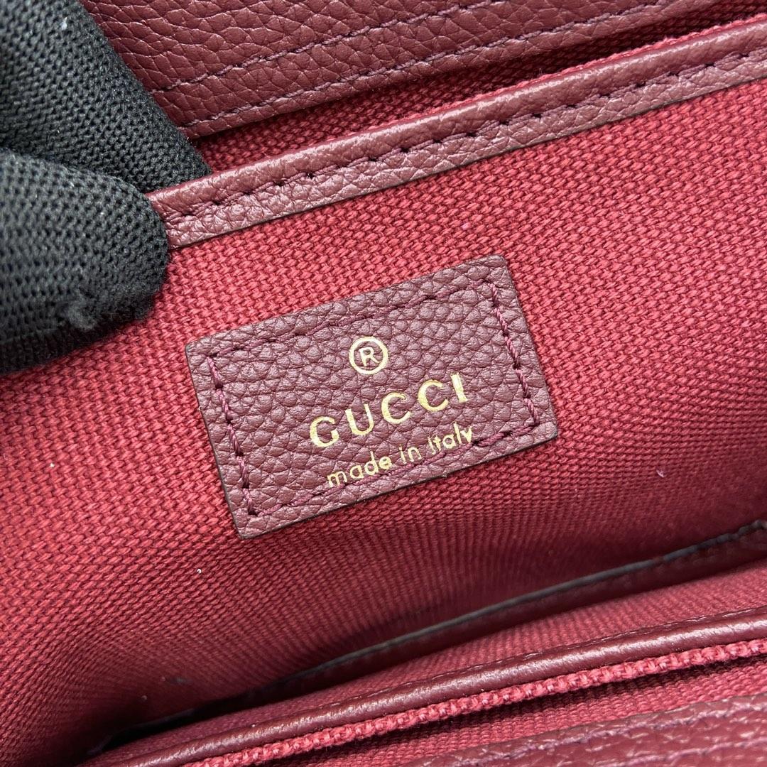 Gucci Small Tote Bag With GG Shadow  - EUR FASHION