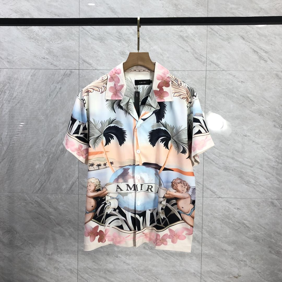 Amiri Cherub Silk Shirt - EUR FASHION