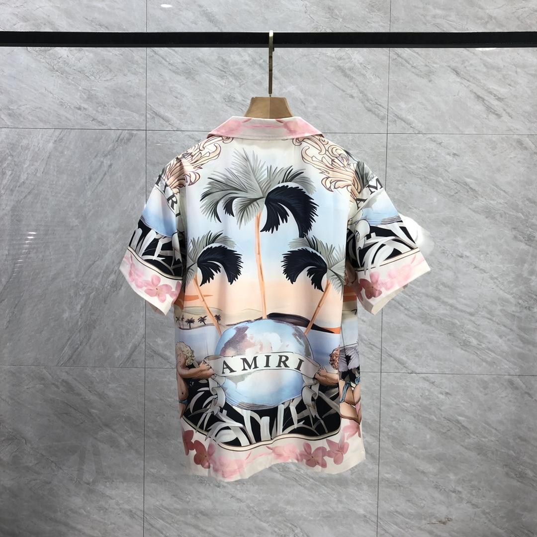 Amiri Cherub Silk Shirt - EUR FASHION