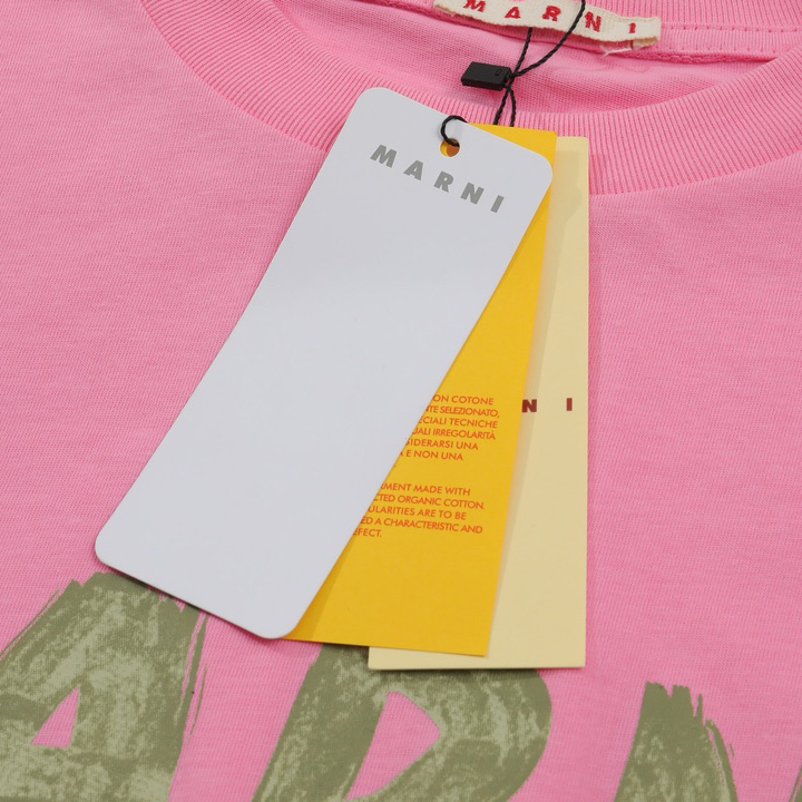 Marni Cotton T-Shirt With Logo - EUR FASHION