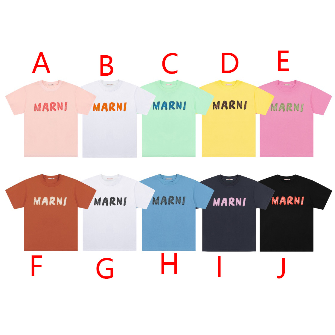 Marni Cotton T-Shirt With Logo - EUR FASHION