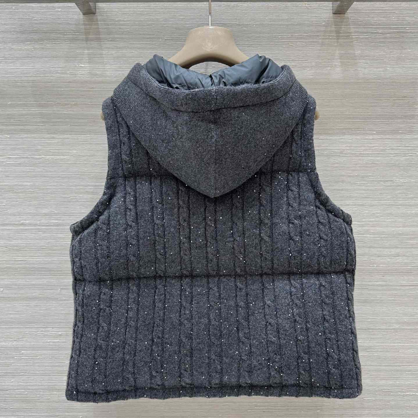 Brunello Cucinelli Knit Down Vest - EUR FASHION