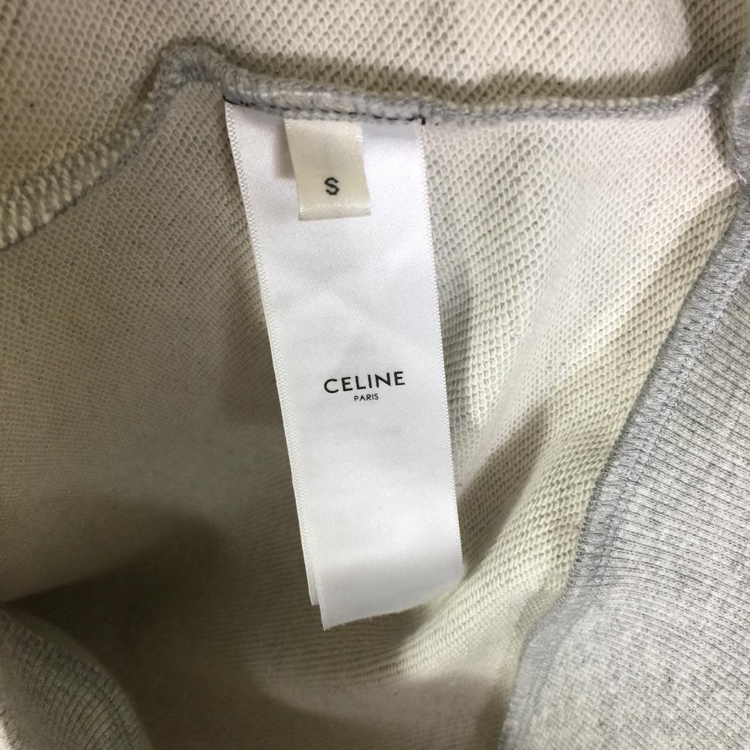 Celine Triomphe Hooded Sweater In Cotton Cashmere - EUR FASHION