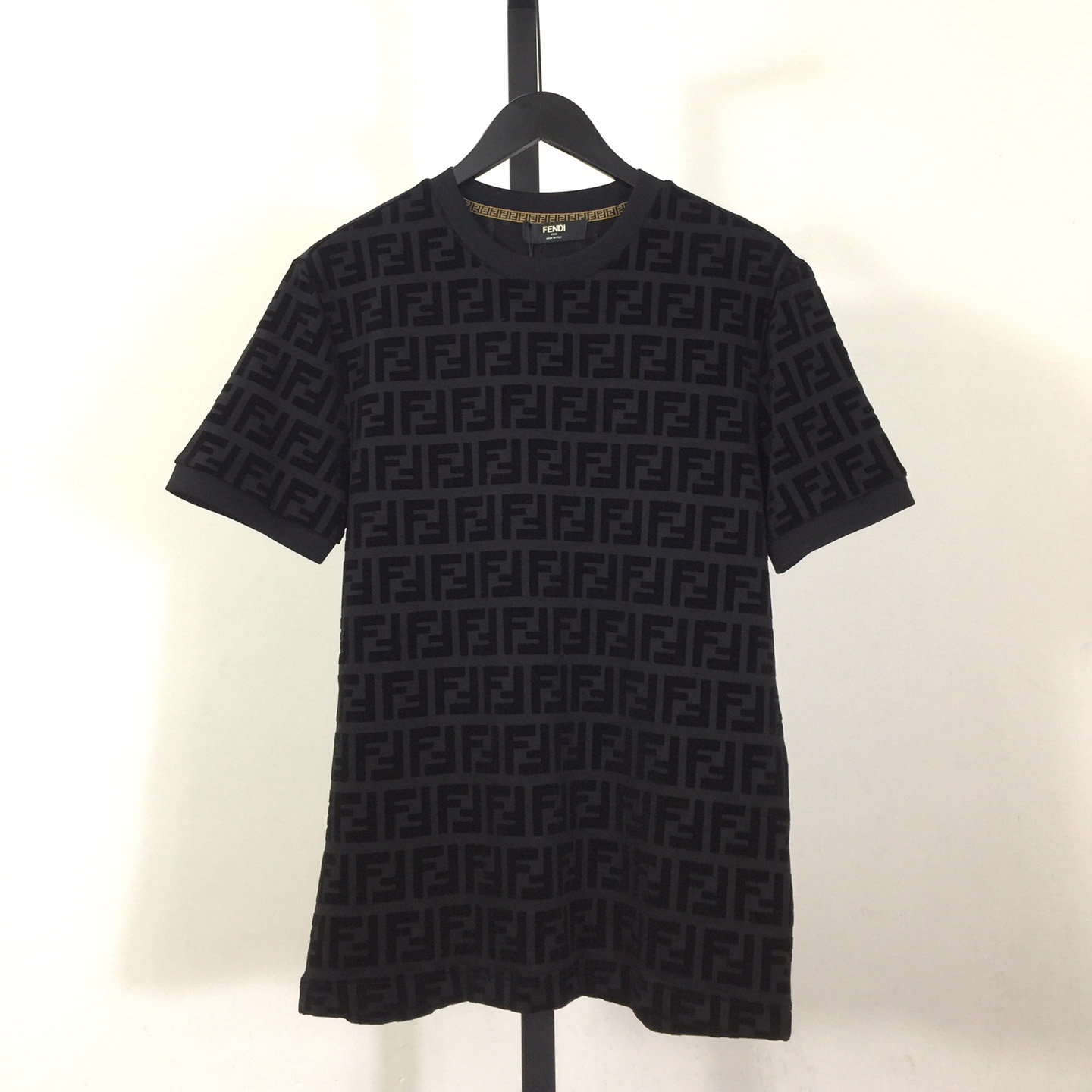 Fendi T-shirt In Black Piqué - EUR FASHION