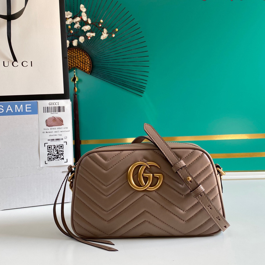 Gucci GG Marmont Small Shoulder Bag(24*12*7cm) - EUR FASHION