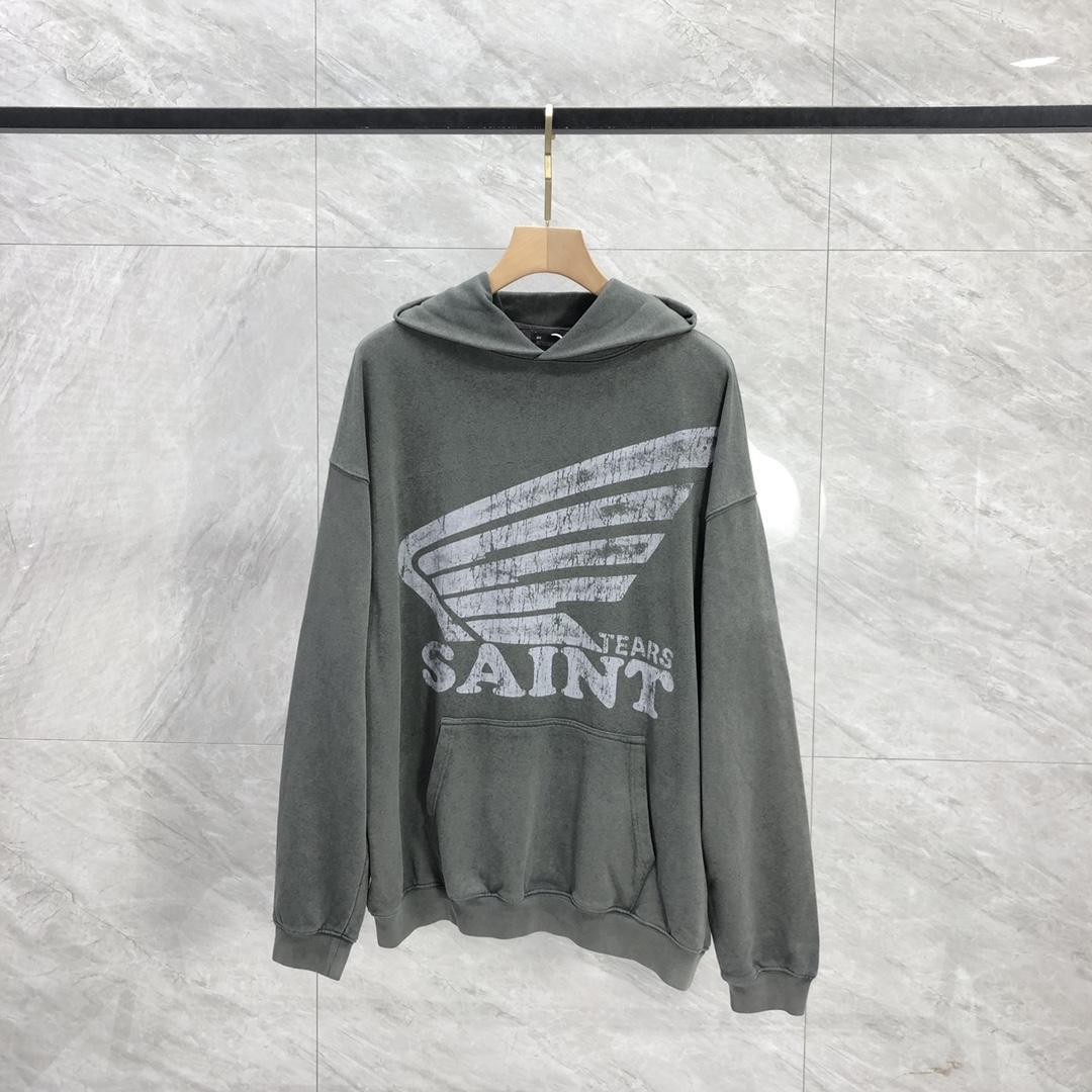 Saint Michael Tears Hoodie - EUR FASHION