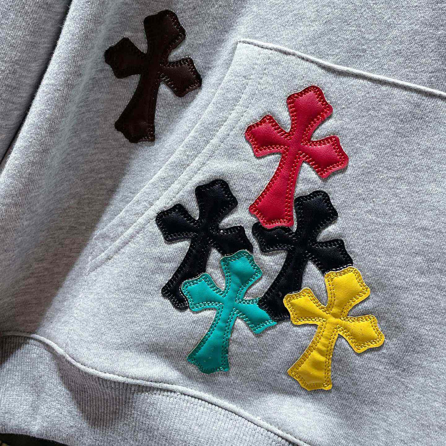 Chrome Hearts x Matty Boy Cross Patch Hoodie - EUR FASHION