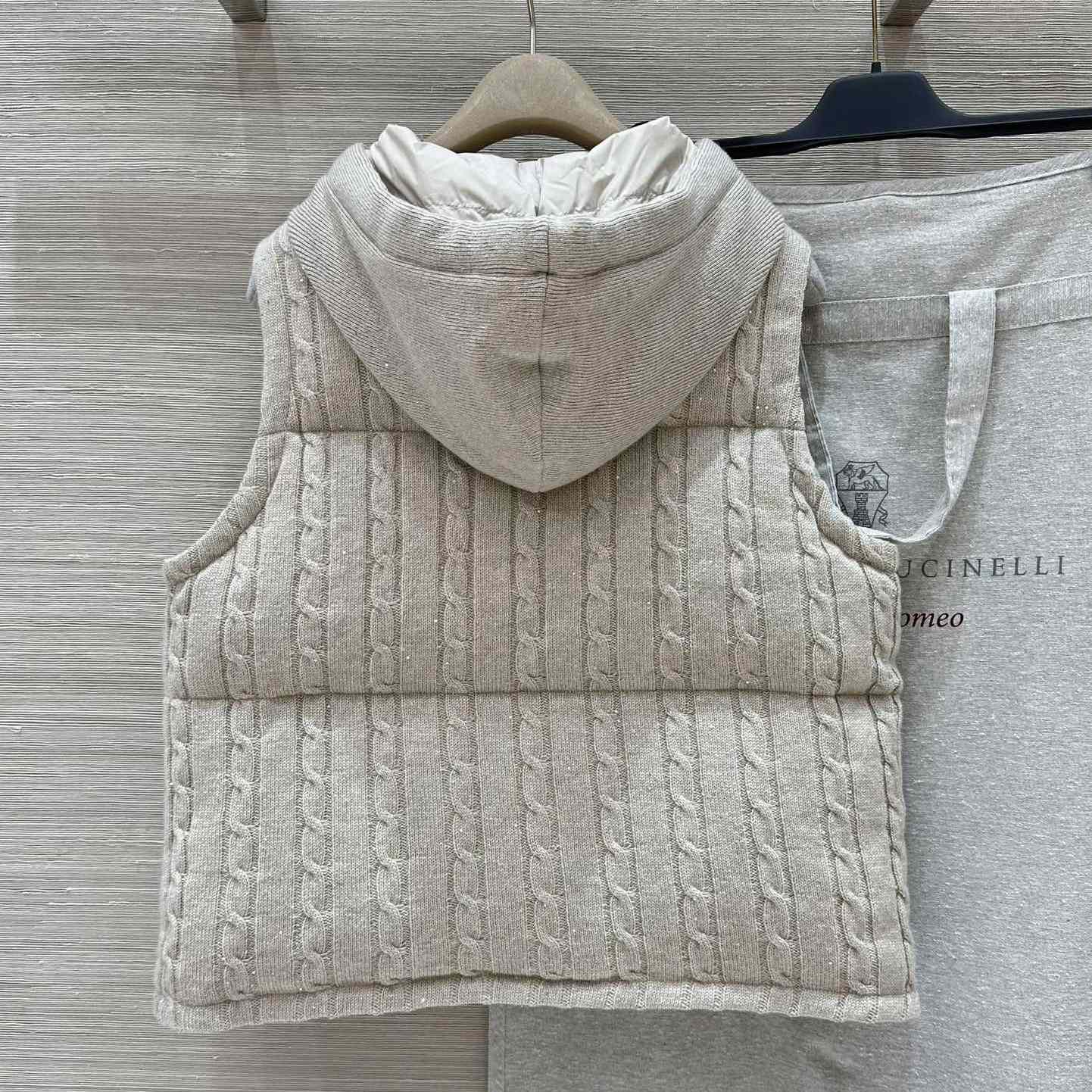 Brunello Cucinelli Knit Down Vest - EUR FASHION