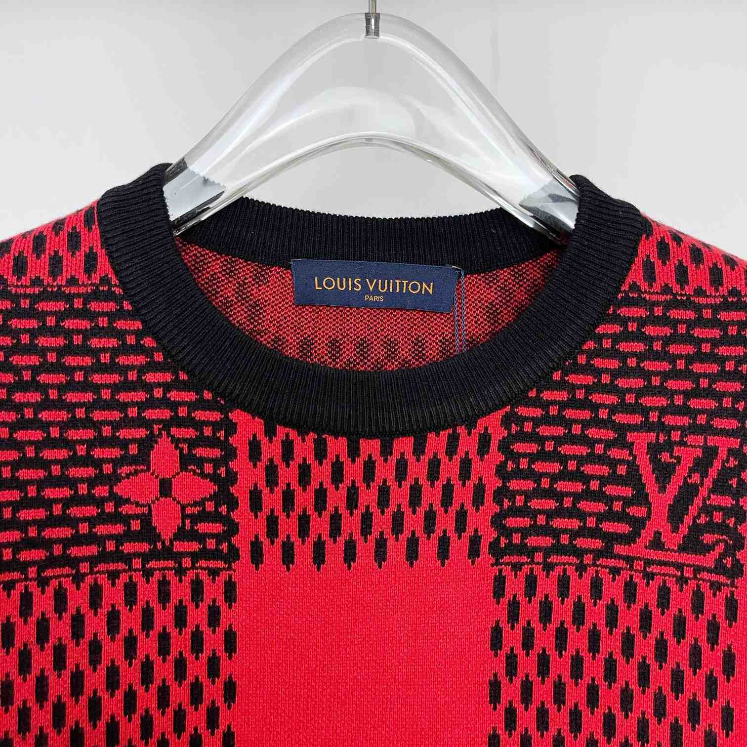 Louis Vuitton Damier Wool Crewneck   1AFXKJ - EUR FASHION