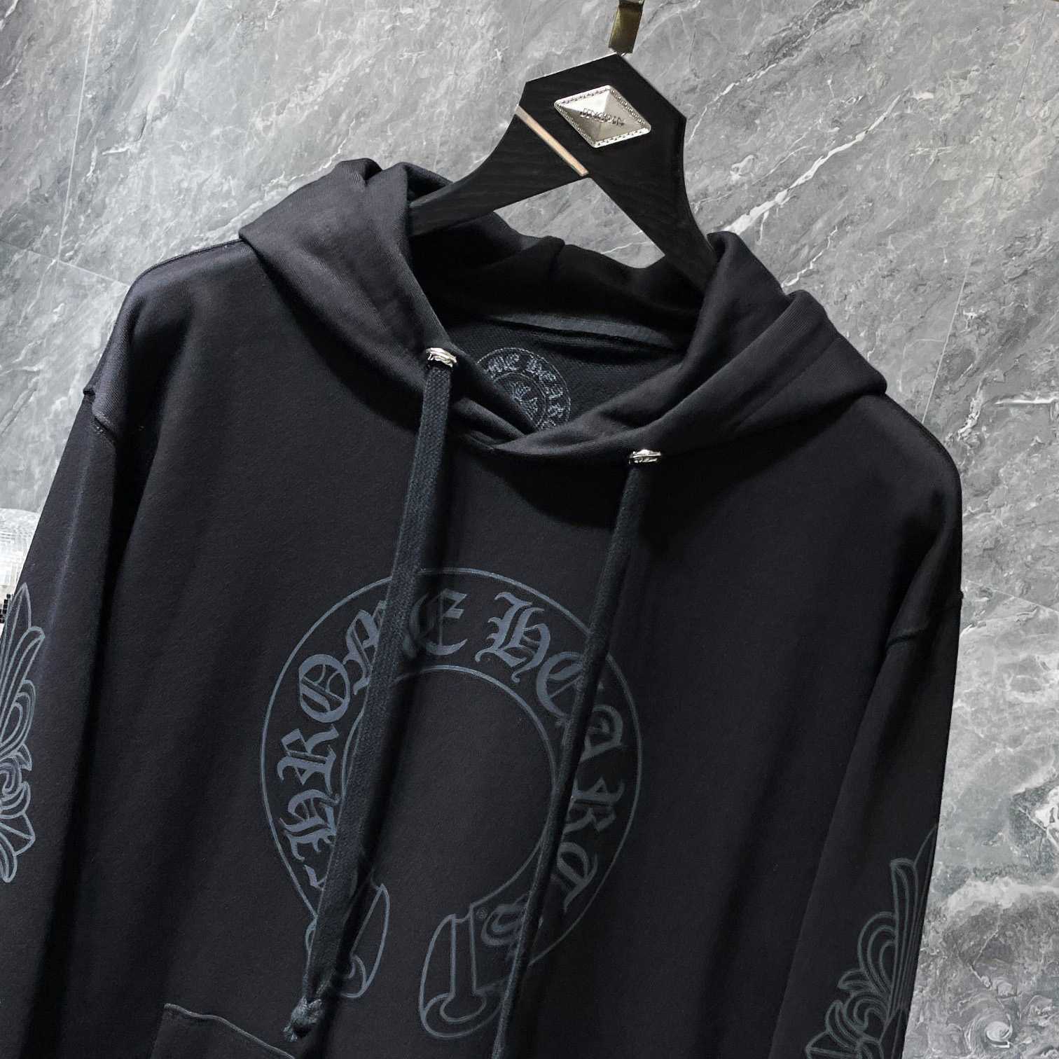 Chrome Hearts Chomper Black Hoodie - EUR FASHION