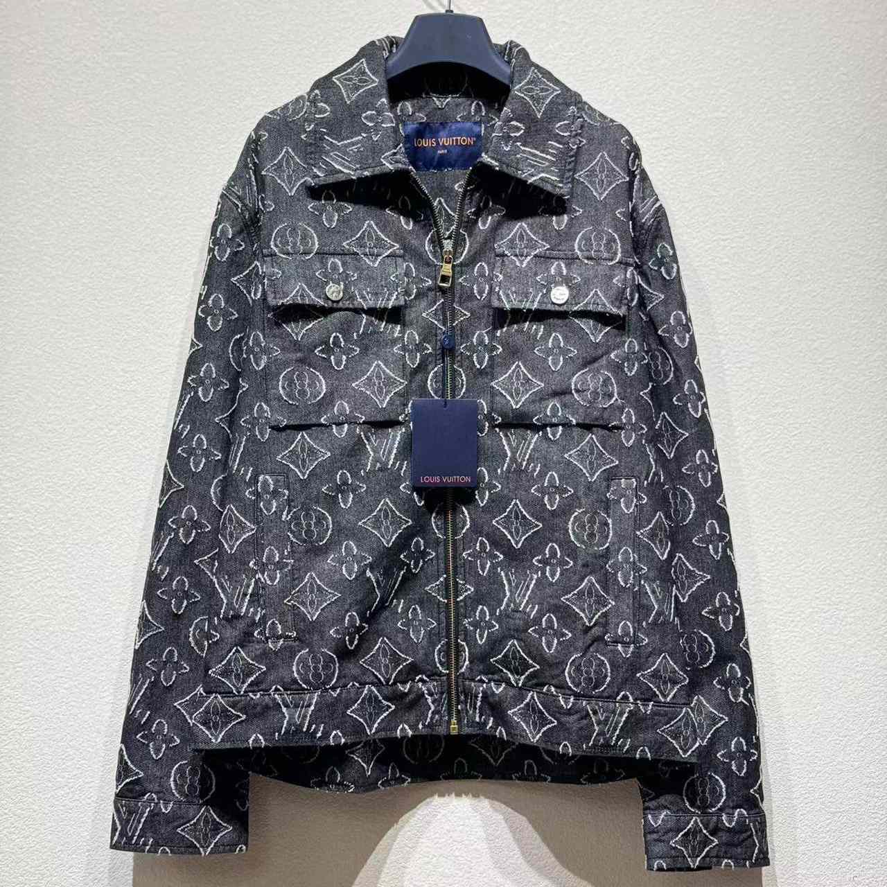 Louis Vuitton Monogram Printed Denim Jacket - EUR FASHION