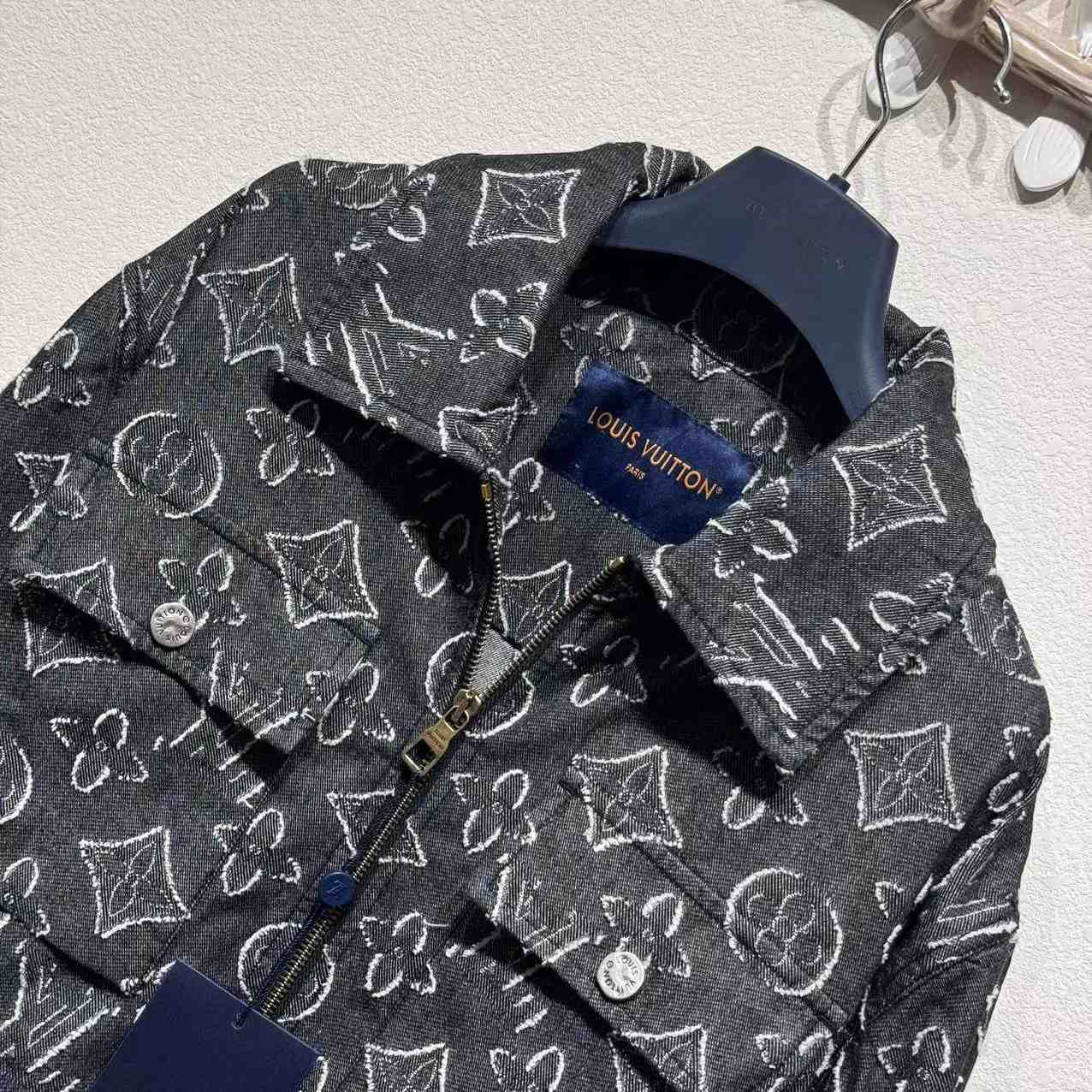 Louis Vuitton Monogram Printed Denim Jacket - EUR FASHION