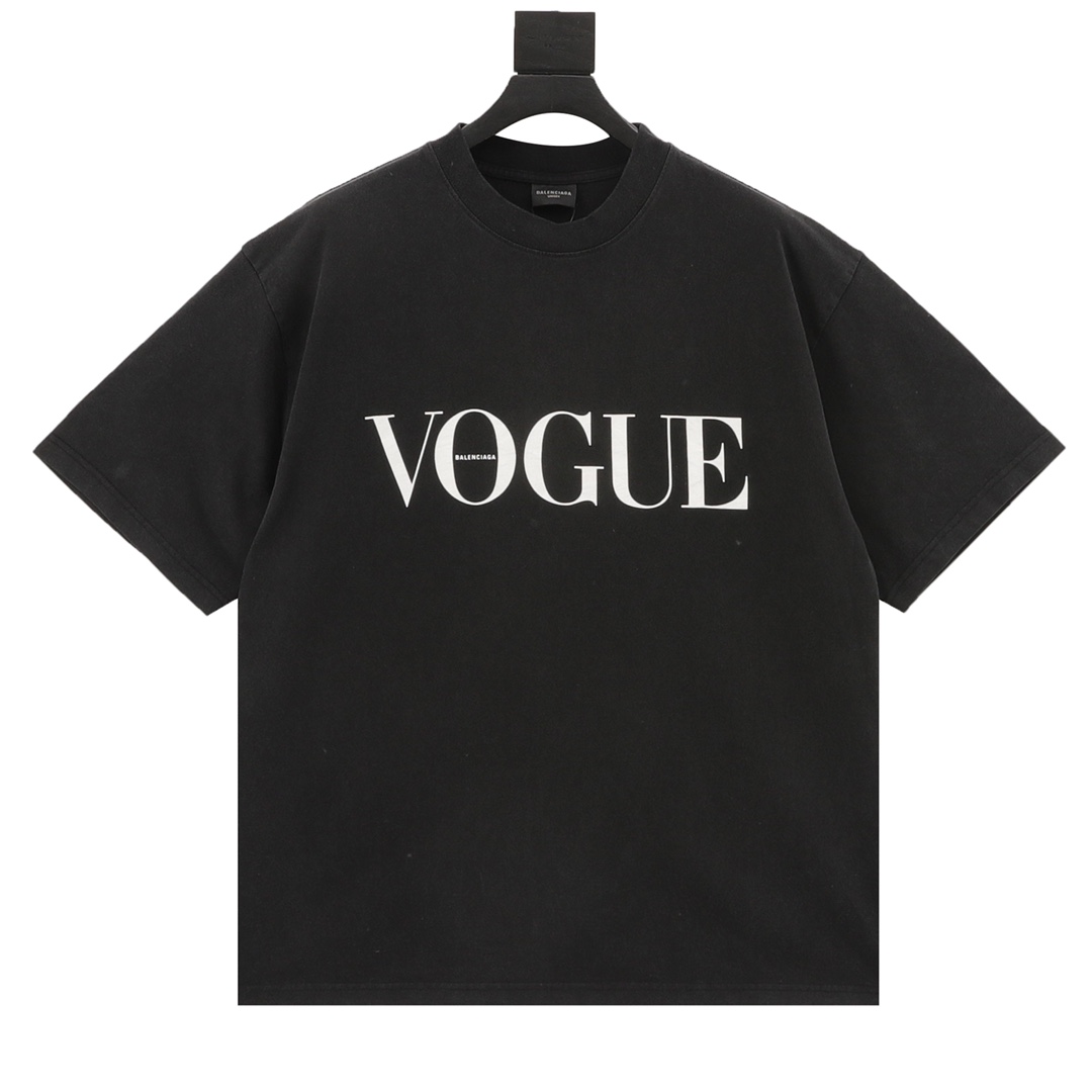 Balenciaga VOGUE Cotton T-Shirt  - EUR FASHION