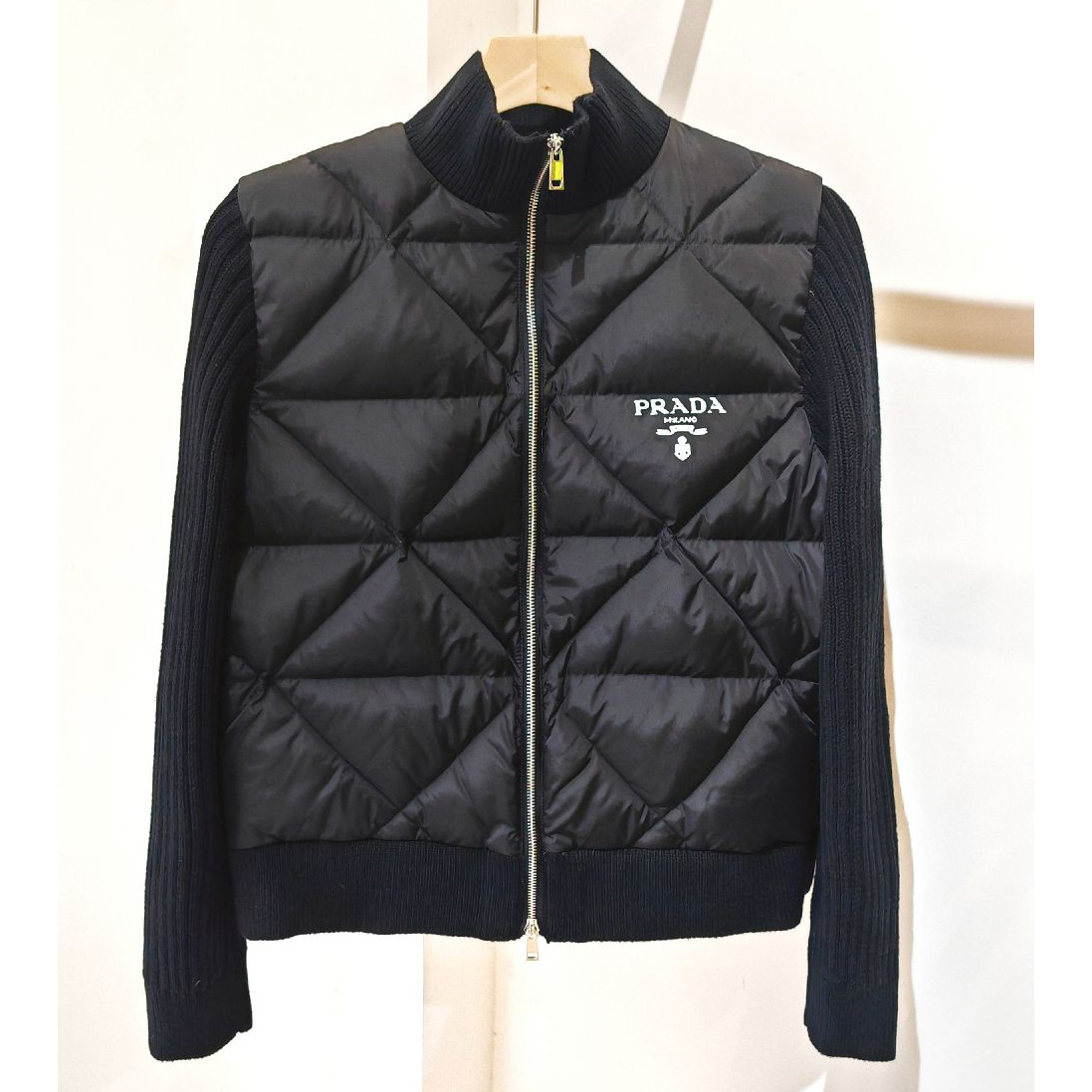 Prada Quilted Re-Nylon And Cashmere Jacket - EUR FASHION