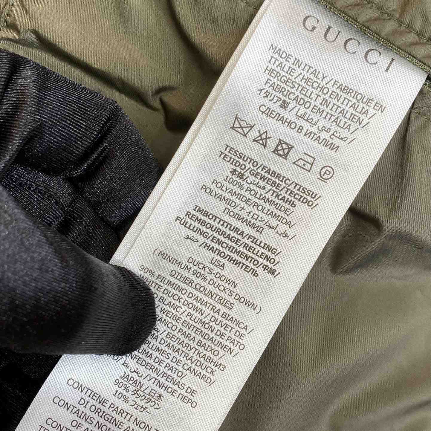 Gucci Jumbo GG Canvas Down Vest - EUR FASHION