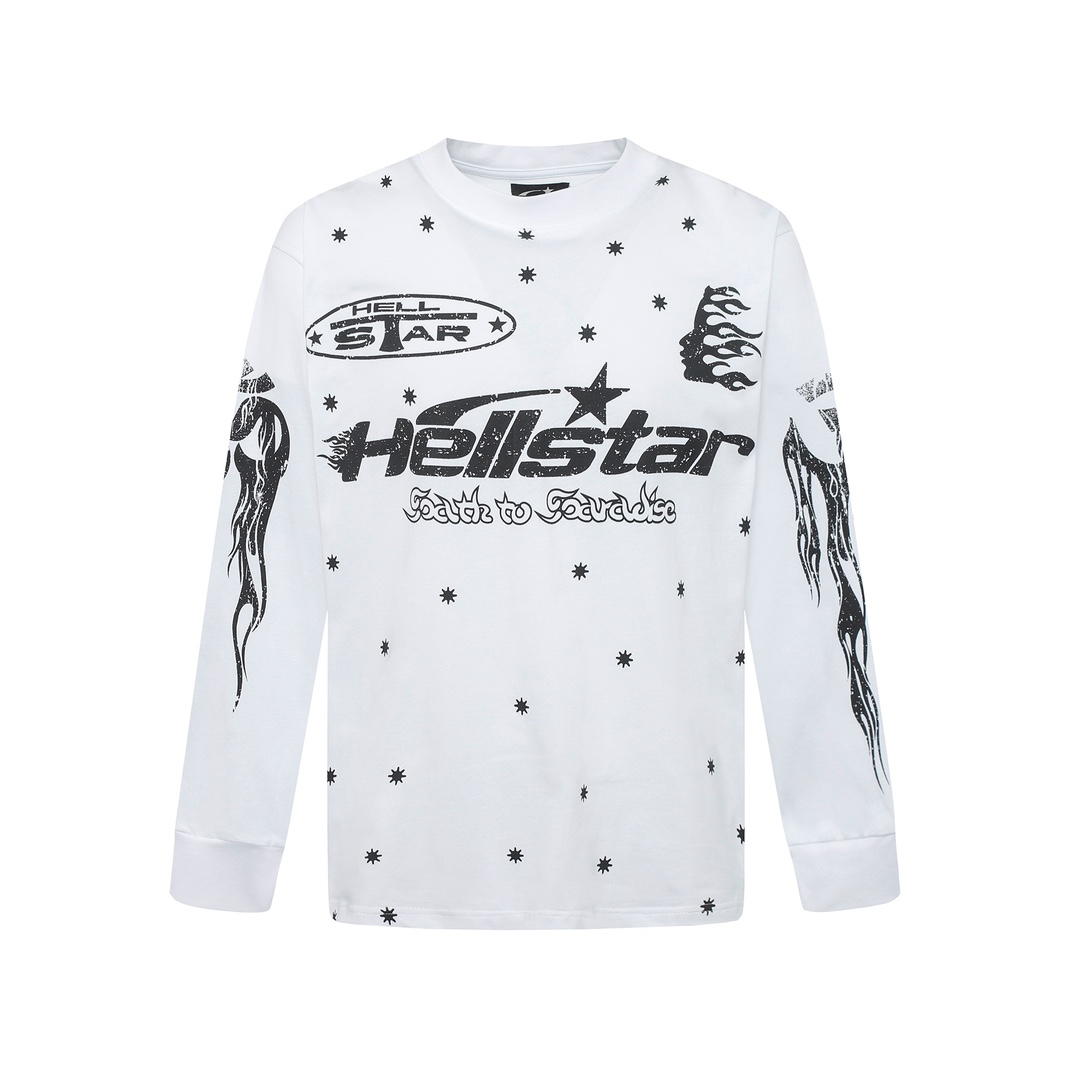 Hellstar Meteor Flame Limited Edition Long Sleeve T-Shirt - EUR FASHION