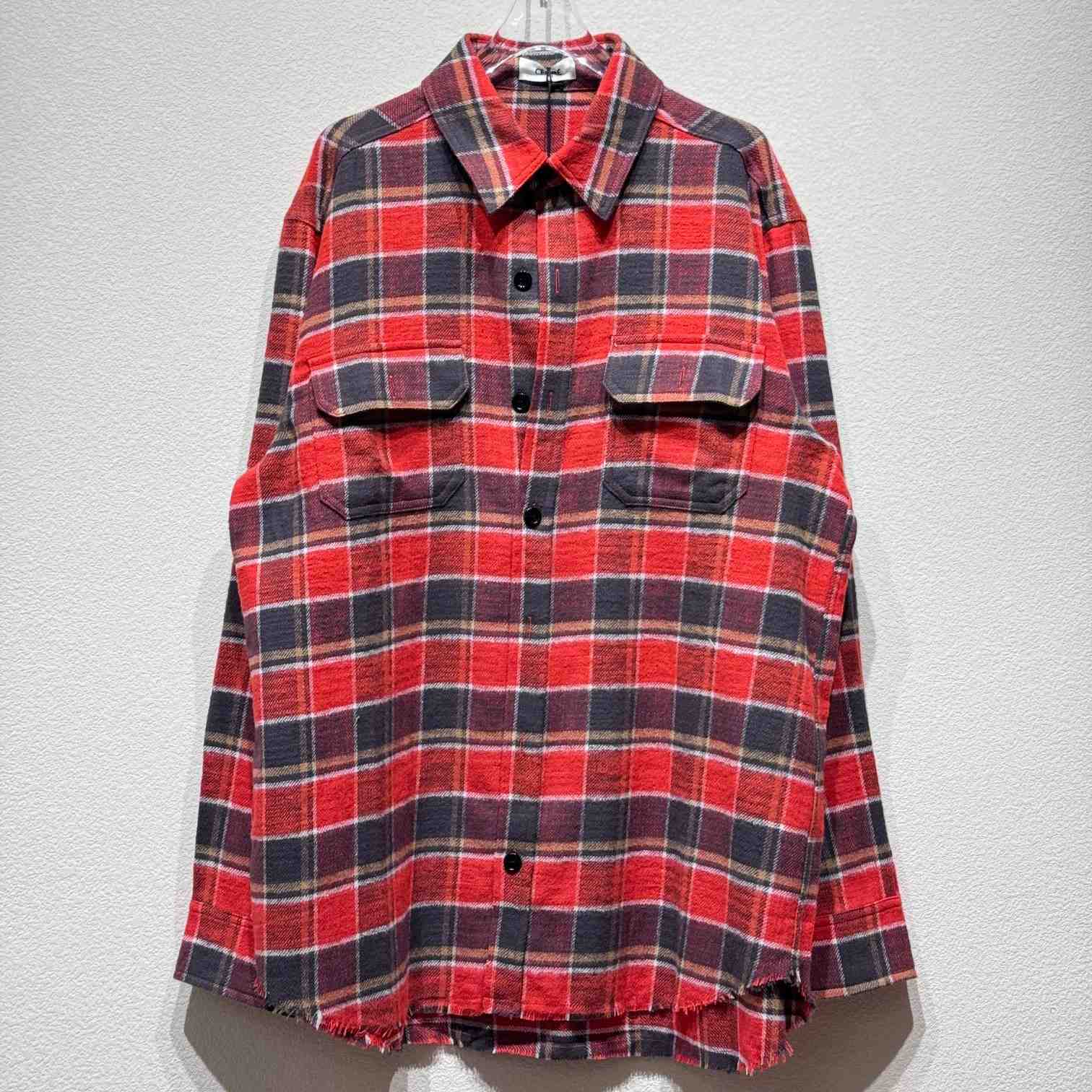 Celine Oversized Shirt In Checked Cotton  - EUR FASHION