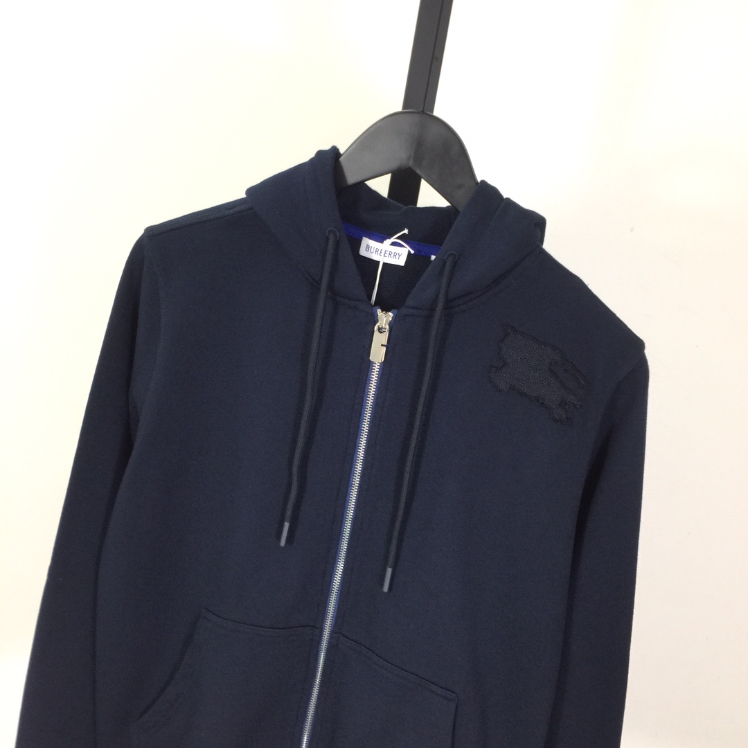 Burberry Ekd Zip-Up Hoodie - EUR FASHION