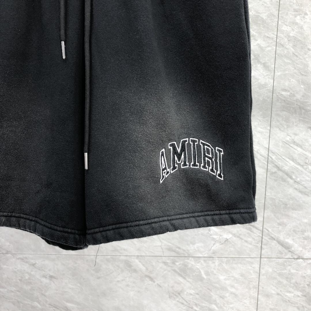 Amiri Logo-print Drawstring-waistband Shorts - EUR FASHION