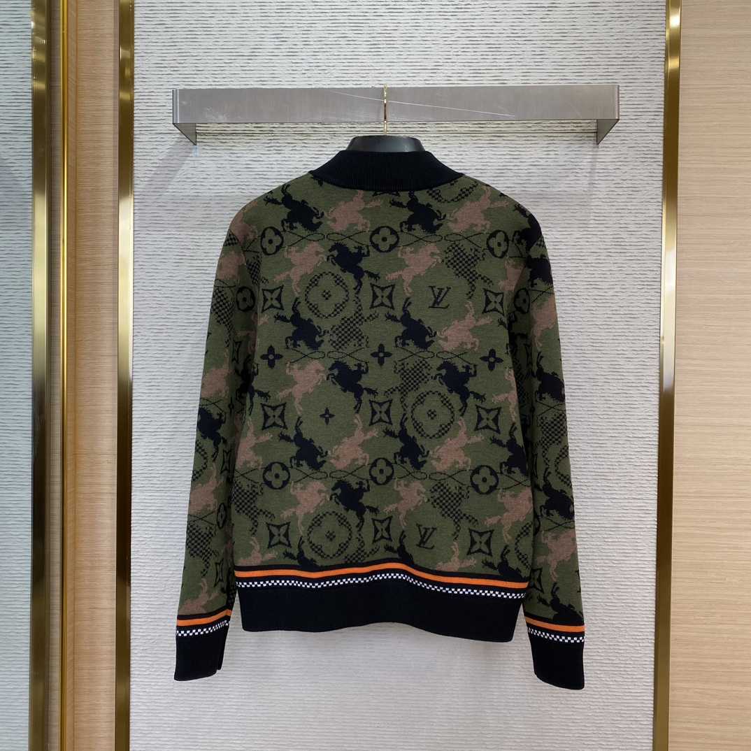 Louis Vuitton Jacquard Wool Bomber Blouson   1AFXSB - EUR FASHION