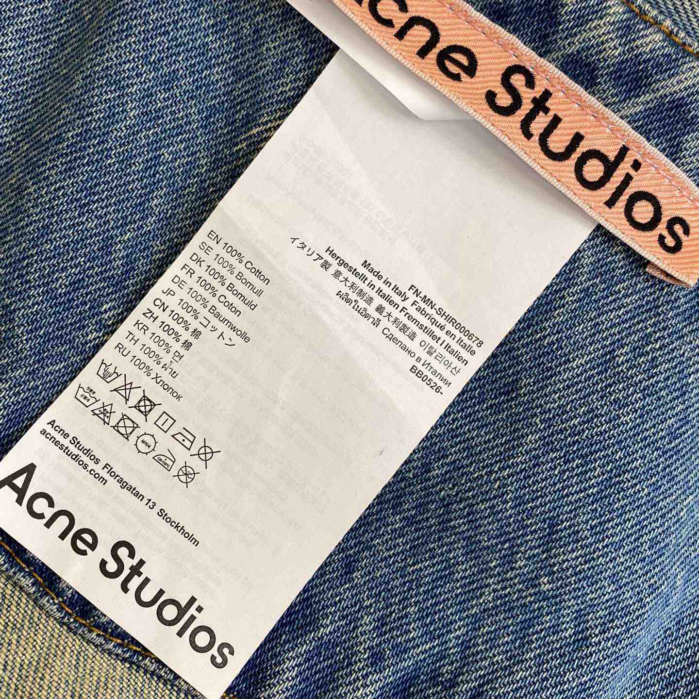 Acne Studios Denim Shirt - EUR FASHION