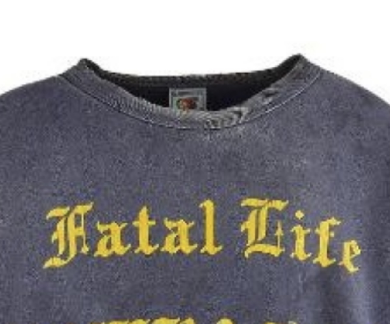 Saint Michael Crw Sweat/fatal Life Hoodie - EUR FASHION