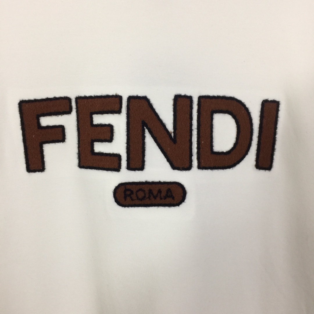 Fendi Black Cotton T-shirt - EUR FASHION