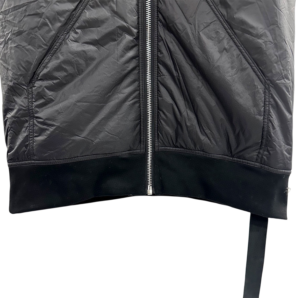 Rick Owens Padded nylon vest with hood - EUR FASHION