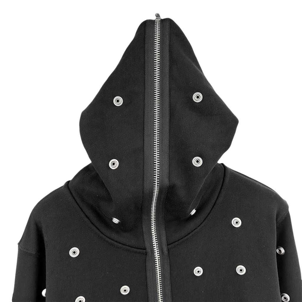 Rick Owens DRKSHDW Stud-detailing Zipped Hoodie - EUR FASHION