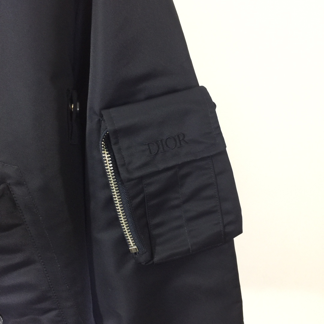 Dior Zip Out Down Bomber Jacket  - EUR FASHION