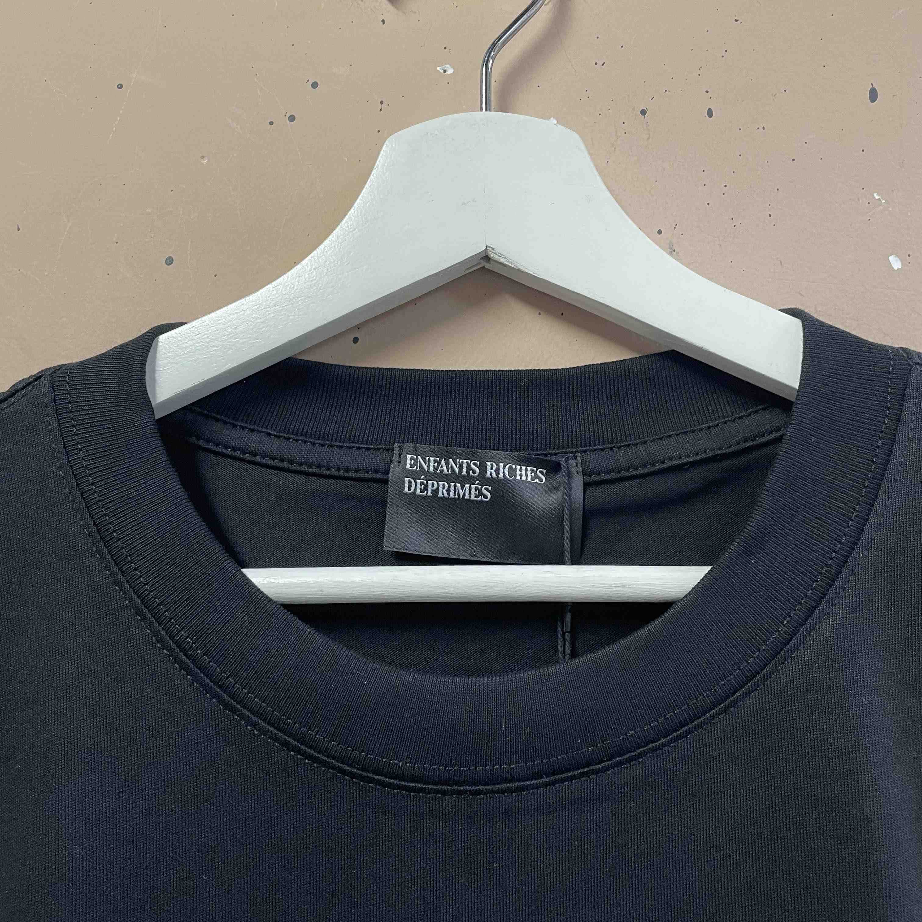 Enfants Riches Deprimes Italian Romance T-Shirt 'Faded Black/White' - EUR FASHION