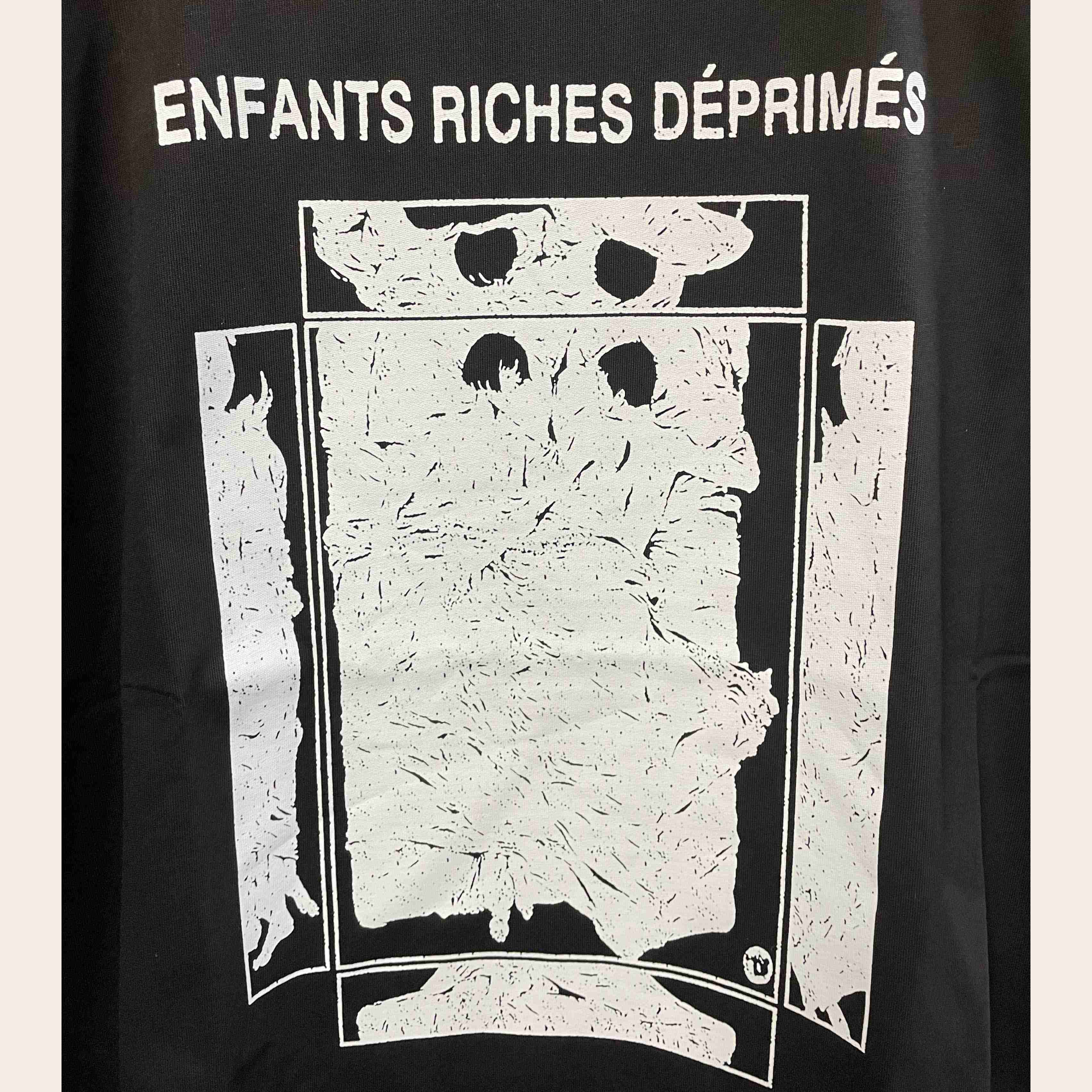 Enfants Riches Deprimes Italian Romance T-Shirt 'Faded Black/White' - EUR FASHION