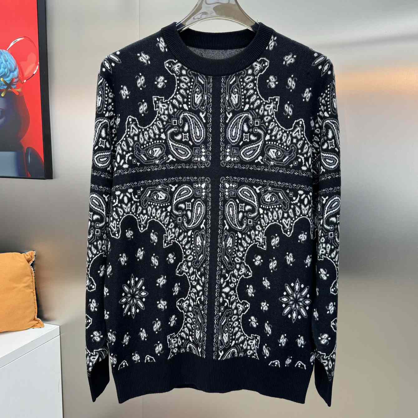 Amiri Bandana Knit Hoodie - EUR FASHION