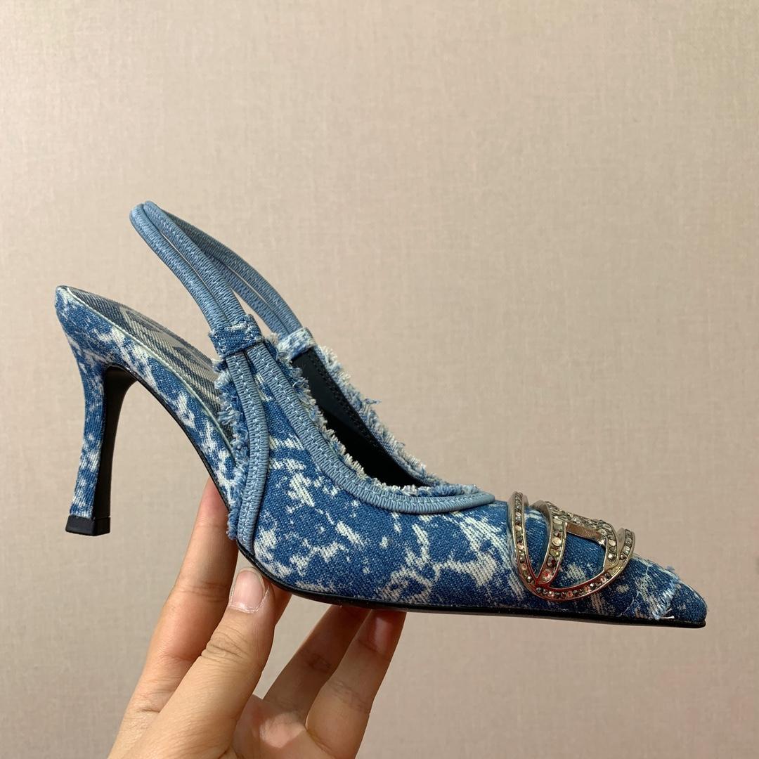 Diesel Women's Blue Venus Heels - EUR FASHION