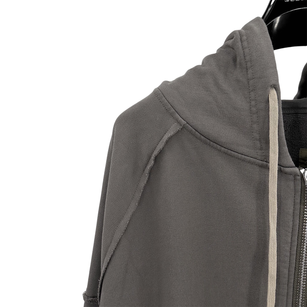 Rick Owens Cotton Zip-up Hoodie - EUR FASHION