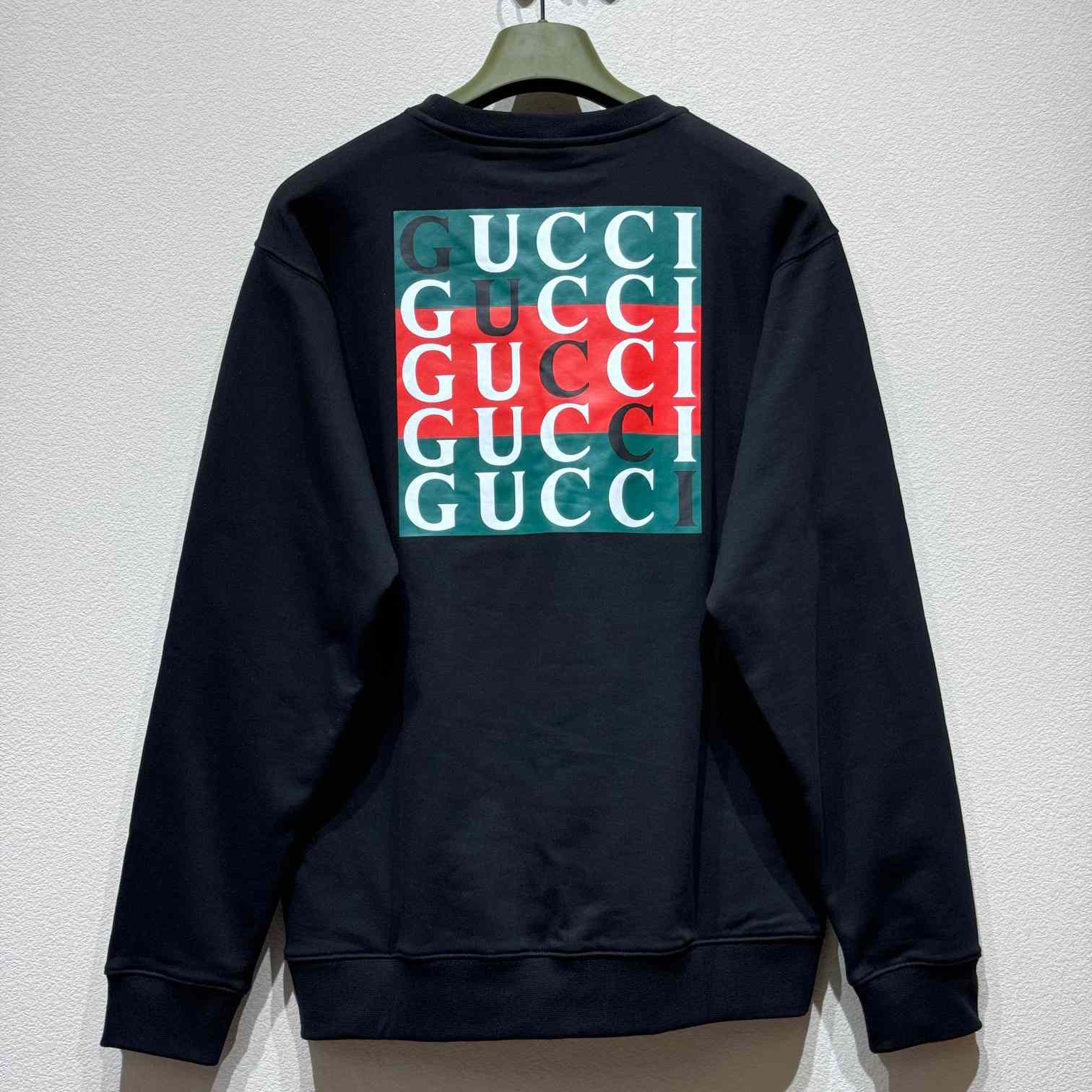 Gucci Cotton Sweatshirt With Logo - EUR FASHION