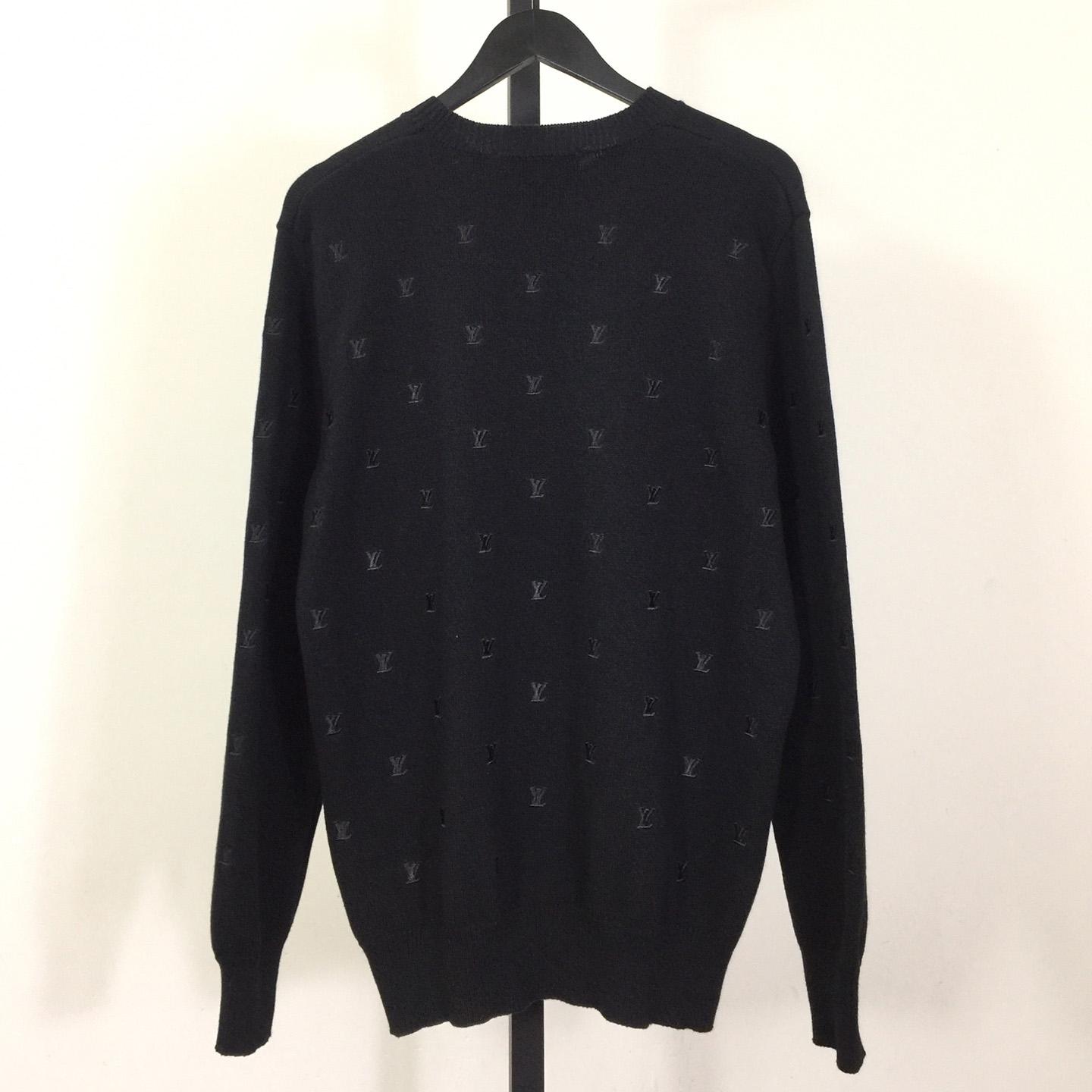 Louis Vuitton Embroidered Signature Merino Crewneck    1AFIXC - EUR FASHION