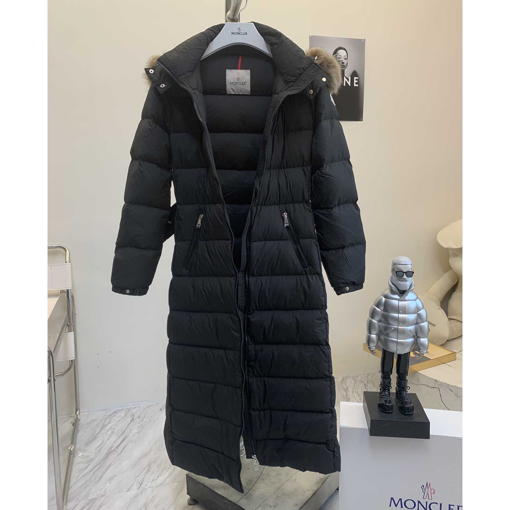 Moncler Leersie Long Down Jacket - EUR FASHION