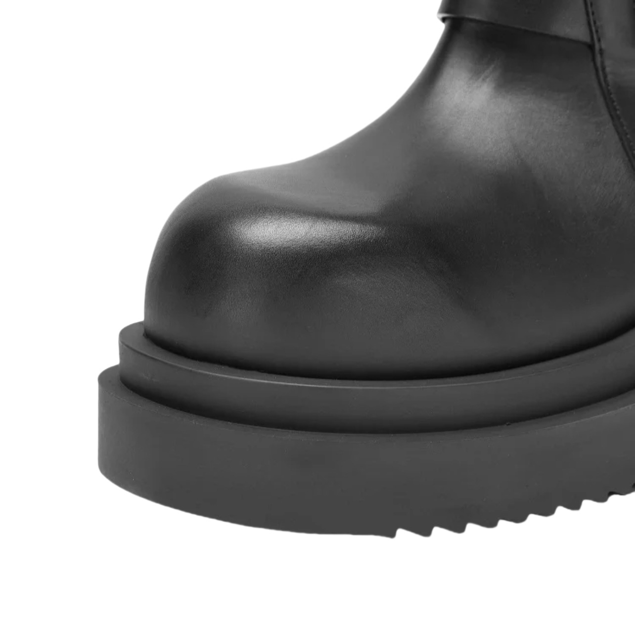 Rick Owens Pull On Bogun Leather Boots - EUR FASHION