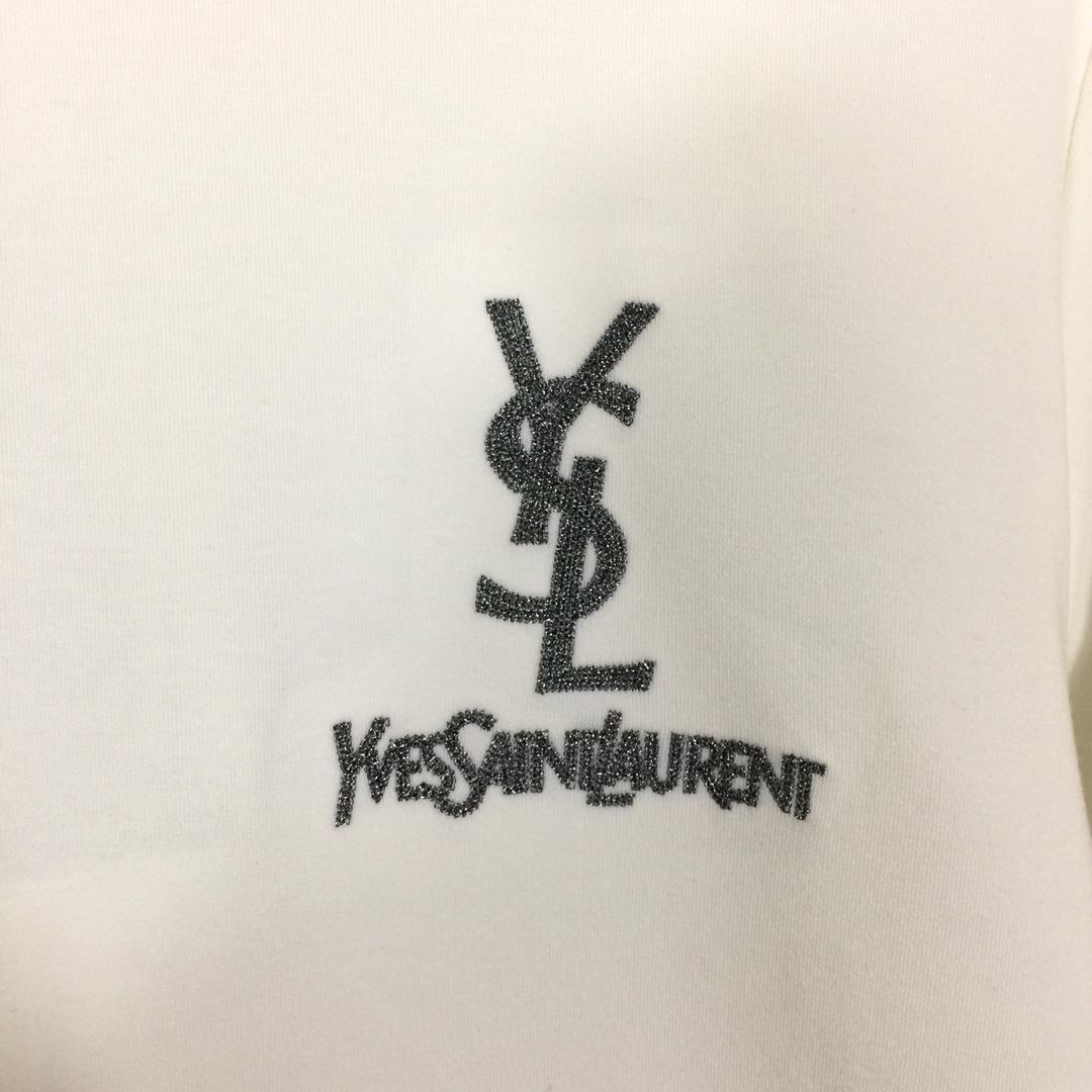 Saint Laurent Long Sleeve T-Shirts - EUR FASHION