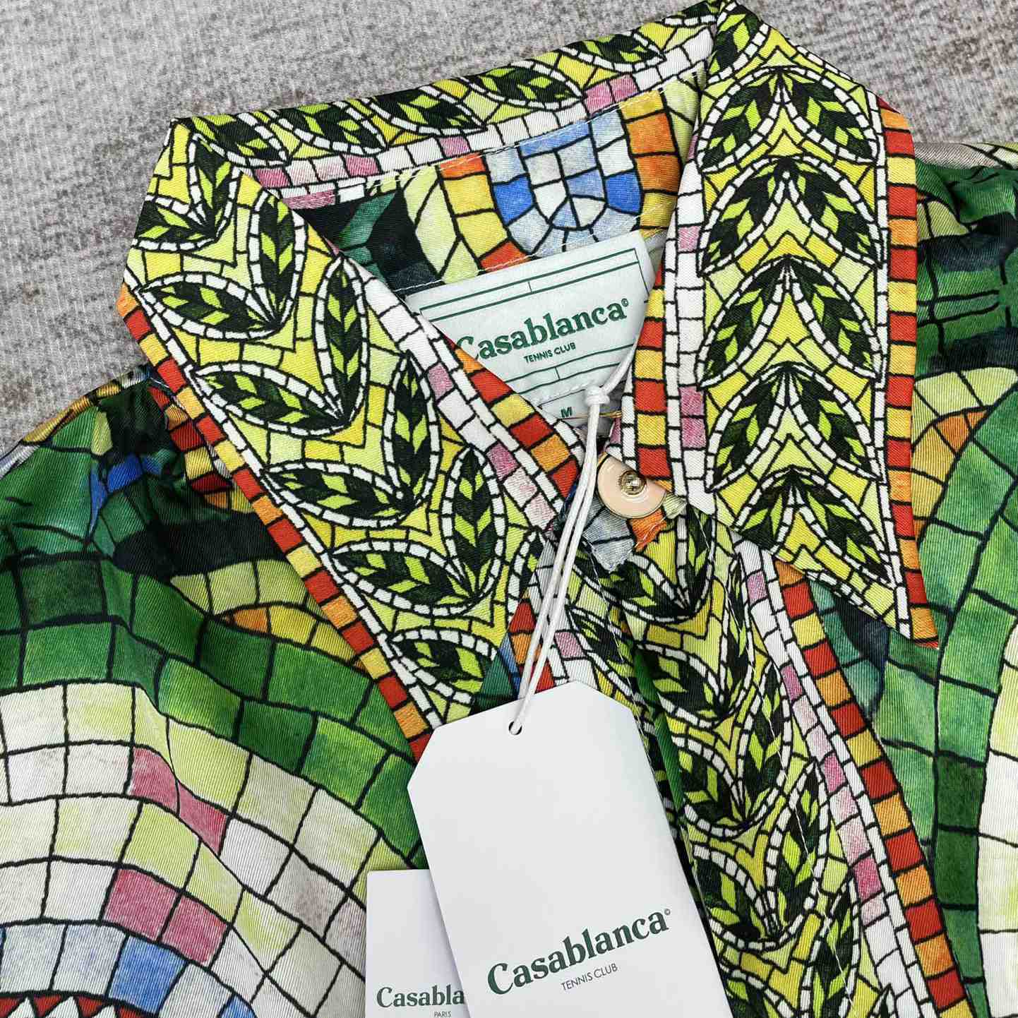 Casablanca Mosaic De Damas Silk Shirt     CA3497 - EUR FASHION