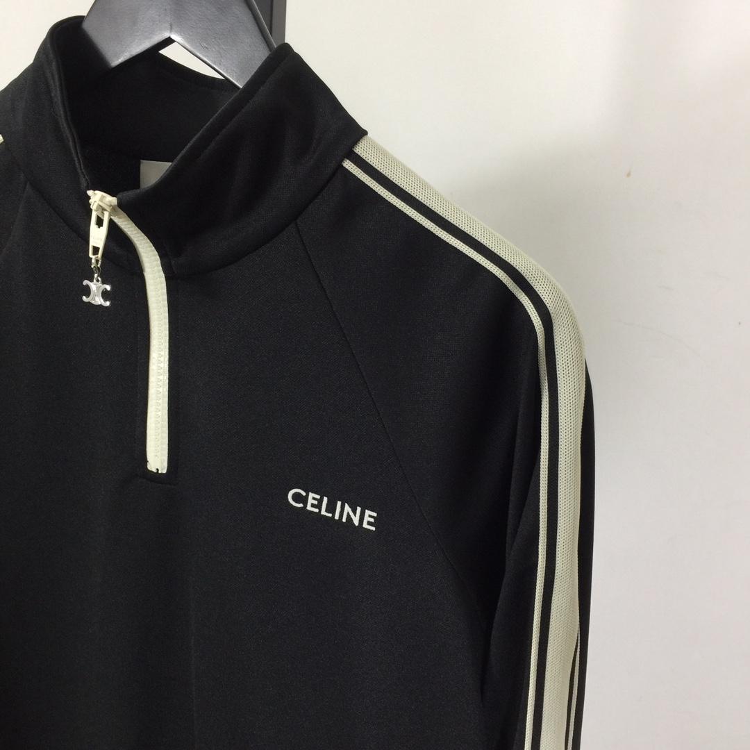 Celine Trucker Sweatshirt In Double Face Jersey - EUR FASHION